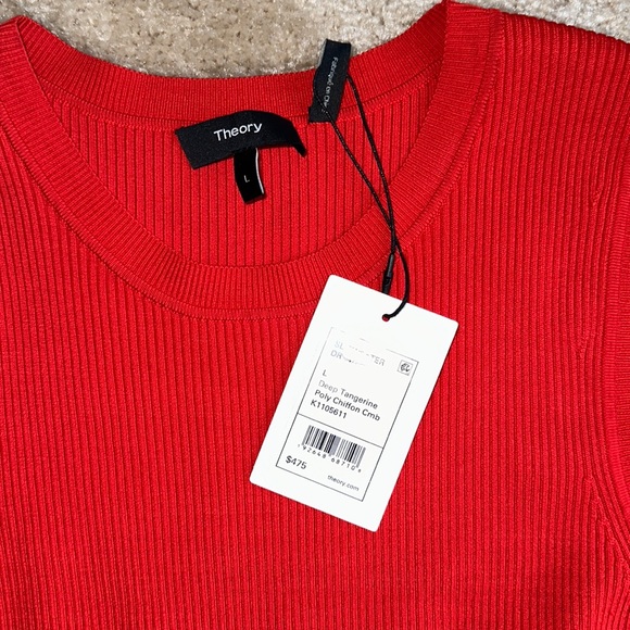 Theory red mini dress - Picture 3 of 4